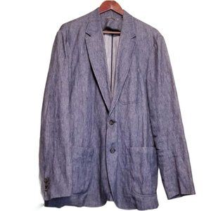 Vince Chambray Suit Blazer